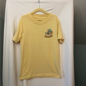 abercrombie kids Yellow 'Hawaii' Disney Graphic Short Sleeve Tee size 5/6